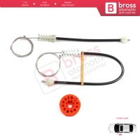 Honda S2000 AP1 AP2 1999-2009 72250-S2A-A03 İçin Sol Kapı Cam Kriko Tamir Seti