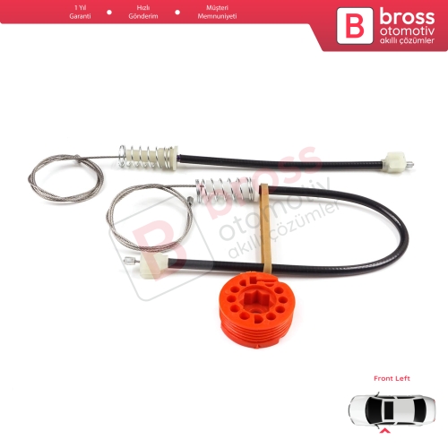 Honda S2000 AP1 AP2 1999-2009 72250-S2A-A03 İçin Sol Kapı Cam Kriko Tamir Seti