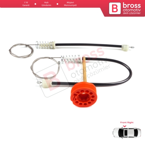 Honda S2000 AP1 AP2 1999-2009 72210-S2A-G02 İçin Sağ Kapı Cam Kriko Tamir Seti
