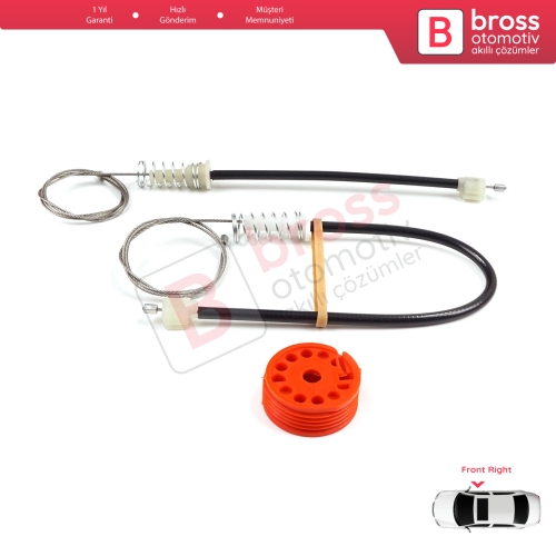 Honda S2000 AP1 AP2 1999-2009 72210-S2A-G02 İçin Sağ Kapı Cam Kriko Tamir Seti