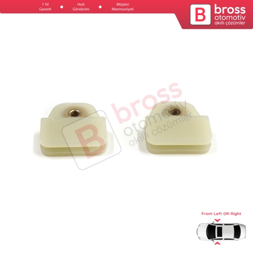 Land Rover Defender L315 L316 90 110 130 1994-2016 STC4787 için Ön Kapı Cam Tutucu Taşıyıcı Kızak Klipsi