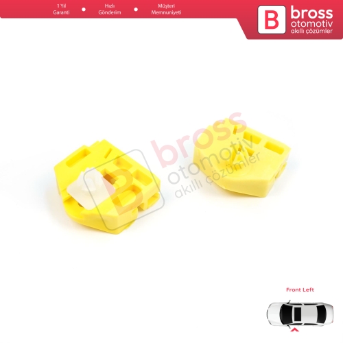 Renault Kangoo MK2 FW KW 2007-2021 Citan W415 807212230R İçin Ön Sol Cam Kriko Tamir Klipsi A+B