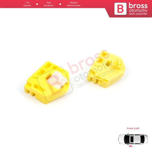 Renault Kangoo MK2 FW KW 2007-2021 Citan W415 807212230R İçin Ön Sol Cam Kriko Tamir Klipsi A+B