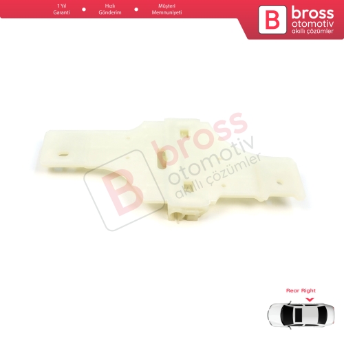 Peugeot 208 MK1 A9 CA CC CR 2012-2020 5-Kapı HB Van 2008 MK1 A94 CU 2013-2019 Estate Van İçin Arka Sağ Kapı Cam Kriko Tamir Klipsi