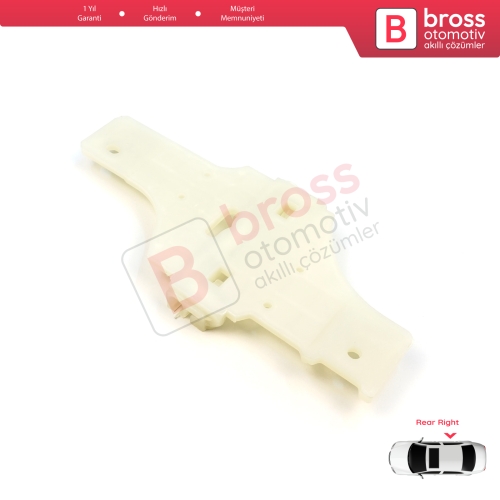 Peugeot 208 MK1 A9 CA CC CR 2012-2020 5-Kapı HB Van 2008 MK1 A94 CU 2013-2019 Estate Van İçin Arka Sağ Kapı Cam Kriko Tamir Klipsi