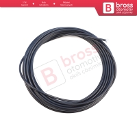 Universal Vasıta Araç Araba Oto Motosiklet için Çelik Kablo Halat Koruma Hortumu İç Çap: 1.2 mm Dış Çap 4 mm Uzunluk 10 Metre 