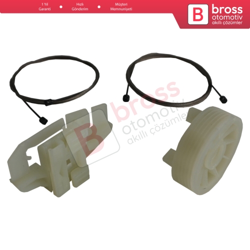 Renault Modus Grand Modus F/JP0 2003-2008 4/5 Kapı Makyajsız Kasa 8200277578 İçin Elektrikli Ön Sağ Kapı Cam Kriko Tamir Seti