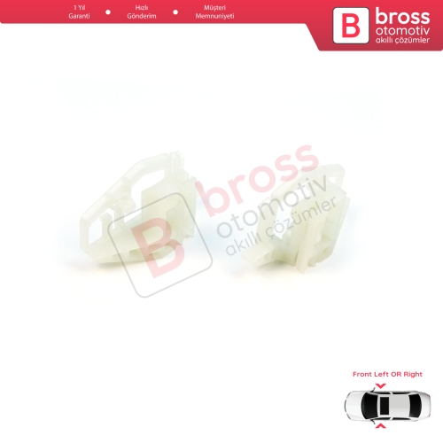 Renault Megane MK2 Peugeot 206 206+ Citroen XSara Picasso N68 4/5 Kapı İçin Ön Cam Kriko Tamir Klipsi A+B