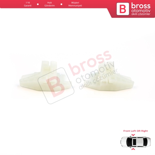 Renault Megane MK2 Peugeot 206 206+ Citroen XSara Picasso N68 4/5 Kapı İçin Ön Cam Kriko Tamir Klipsi A+B