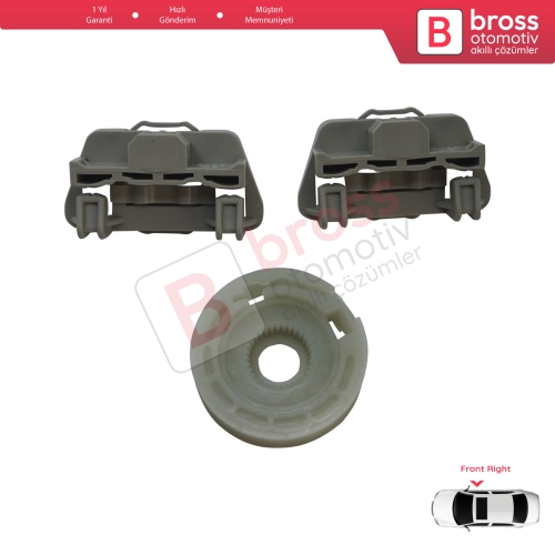 Chrysler 300 2005-2010 Dodge Charger LX 2006-2010 Magnum 2005-2008 5065474AE İçin Ön Sağ Kapı Cam Kriko Tamir Seti