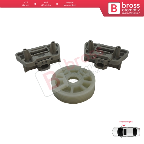 Chrysler 300 2005-2010 Dodge Charger LX 2006-2010 Magnum 2005-2008 5065474AE İçin Ön Sağ Kapı Cam Kriko Tamir Seti