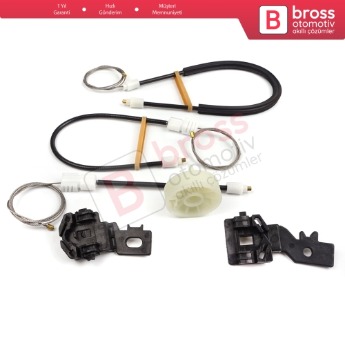 Nissan Qashqai MK1 J10 2006-2013 80771JD000 İçin Elektrikli Ön Sol Cam Kriko Tamir Seti