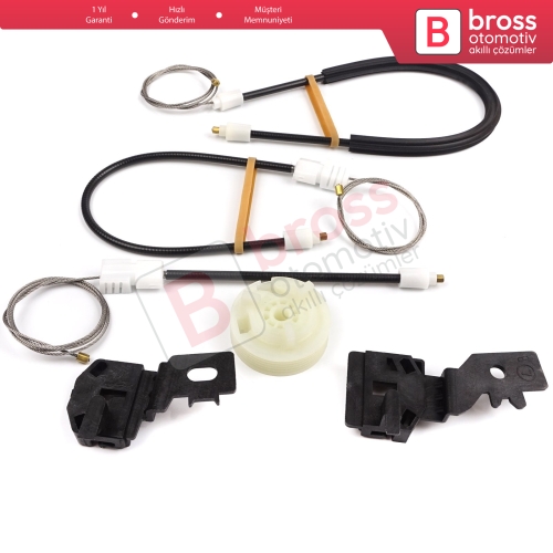 Nissan Qashqai MK1 J10 2006-2013 80771JD000 İçin Elektrikli Ön Sol Cam Kriko Tamir Seti