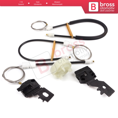 Nissan Qashqai MK1 J10 2006-2013 80771JD000 İçin Elektrikli Ön Sol Cam Kriko Tamir Seti