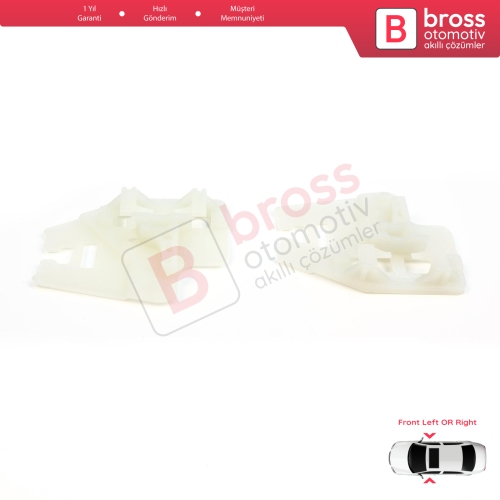 BMW 3 Serisi E46 1998-2005 51337020660 İçin Ön Cam Kriko Tamir Klipsi A1+A2