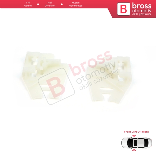 BMW 3 Serisi E46 1998-2005 51337020660 İçin Ön Cam Kriko Tamir Klipsi A1+A2