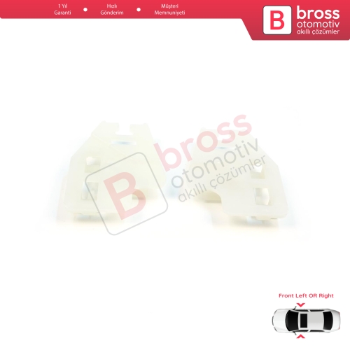 BMW 3 Serisi E46 1998-2005 51337020660 İçin Ön Cam Kriko Tamir Klipsi A1+A2