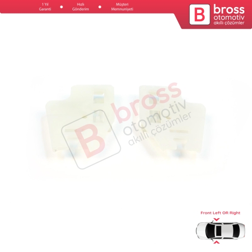 BMW 3 Serisi E46 1998-2005 51337020660 İçin Ön Cam Kriko Tamir Klipsi A1+A2