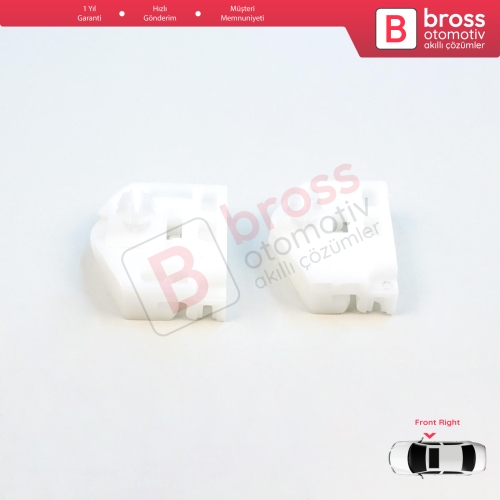 Renault Kangoo MK2 FW KW 2007-2021 Citan W415 807207012R İçin Ön Sağ Cam Kriko Tamir Klipsi A+B