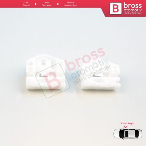Renault Kangoo MK2 FW KW 2007-2021 Citan W415 807207012R İçin Ön Sağ Cam Kriko Tamir Klipsi A+B