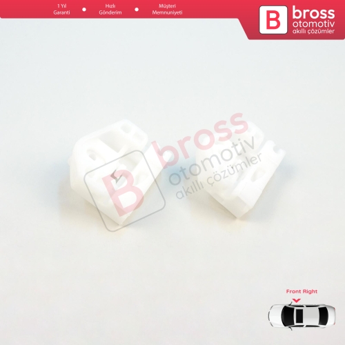 Renault Kangoo MK2 FW KW 2007-2021 Citan W415 807207012R İçin Ön Sağ Cam Kriko Tamir Klipsi A+B