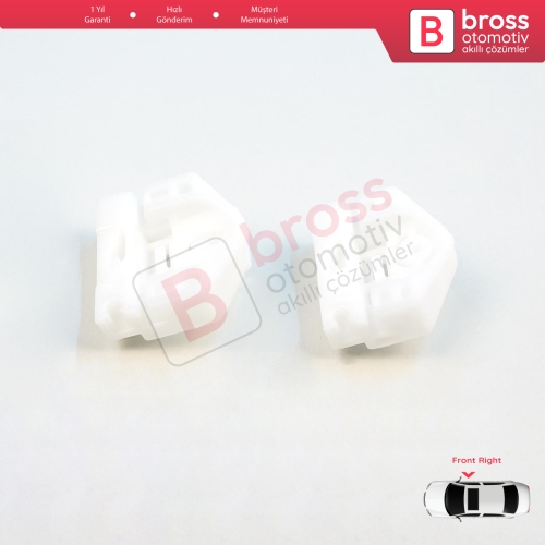 Renault Kangoo MK2 FW KW 2007-2021 Citan W415 807207012R İçin Ön Sağ Cam Kriko Tamir Klipsi A+B