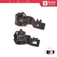 Nissan Primera MK3 P12 WP12 2001-2008 Qashqai MK1 J10 NJ10 JJ10E 2006-2013 80771AV601 İçin Ön Sol Cam Kriko Tamir Klips Seti