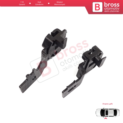 Nissan Primera MK3 P12 WP12 2001-2008 Qashqai MK1 J10 NJ10 JJ10E 2006-2013 80771AV601 İçin Ön Sol Cam Kriko Tamir Klips Seti