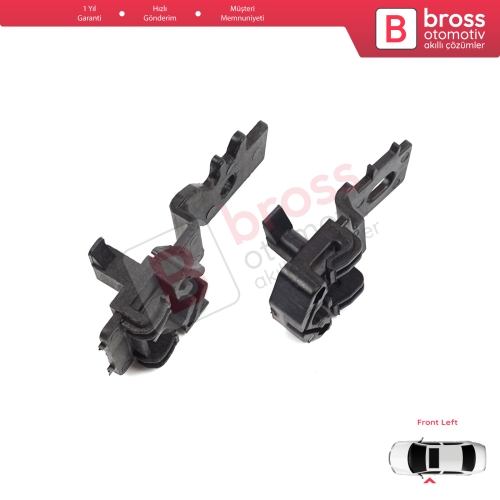 Nissan Primera MK3 P12 WP12 2001-2008 Qashqai MK1 J10 NJ10 JJ10E 2006-2013 80771AV601 İçin Ön Sol Cam Kriko Tamir Klips Seti