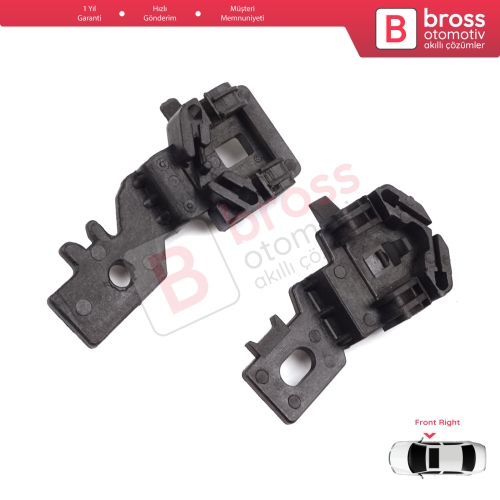 Nissan Primera MK3 P12 WP12 2001-2008 Qashqai MK1 J10 NJ10 JJ10E 2006-2013 80770AV601 İçin Ön Sağ Cam Kriko Tamir Klips Seti