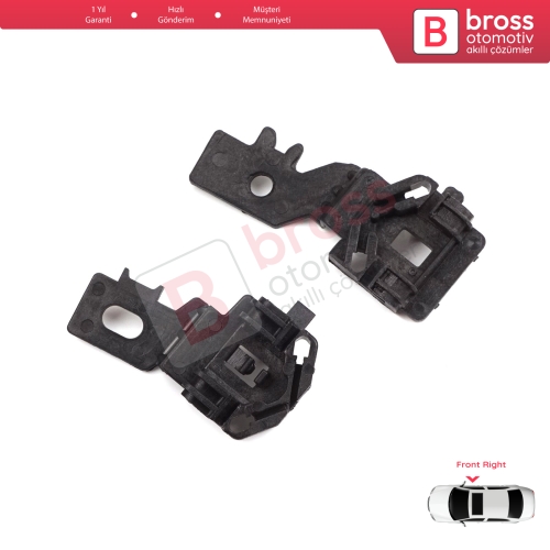 Nissan Primera MK3 P12 WP12 2001-2008 Qashqai MK1 J10 NJ10 JJ10E 2006-2013 80770AV601 İçin Ön Sağ Cam Kriko Tamir Klips Seti