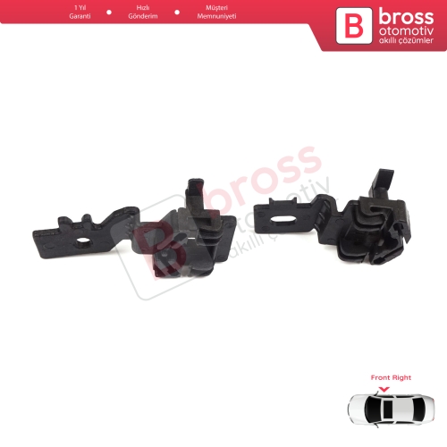 Nissan Primera MK3 P12 WP12 2001-2008 Qashqai MK1 J10 NJ10 JJ10E 2006-2013 80770AV601 İçin Ön Sağ Cam Kriko Tamir Klips Seti