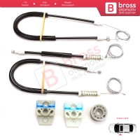 VW Passat B6 3C 3C2 3C5 2005-2011 4/5 Kapı 3C1837461 İçin Elektrikli Ön Sol Cam Kriko Tamir Seti