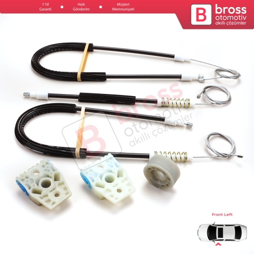 VW Passat B6 3C 3C2 3C5 2005-2011 4/5 Kapı 3C1837461 İçin Elektrikli Ön Sol Cam Kriko Tamir Seti