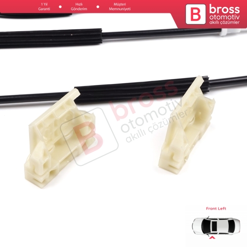 Citroen C4 Picasso MK1 UD Grand UA 2006-2013 MPV 9221CV İçin Elektrikli Ön Sol Cam Kriko Tamir Seti
