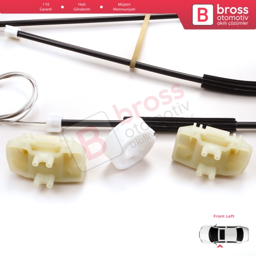 Seat Ibiza MK4 6J5 6P1 6J1 6P5 2008-2017 2/3 Kapı HB Coupe 6J3837401 İçin Elektrikli Sol Cam Kriko Tamir Seti
