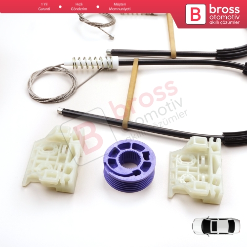 Citroen C5 MK2 MK3 RD/TD RC RD RW 2007-2018 4/5 Kapı 9675898980 İçin Elektrikli Ön Sağ Cam Kriko Tamir Seti