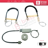 Mercedes CLS Class C219 W219 2004-2011 A2197200746 İçin Ön Sol Cam Kriko Tamir Seti