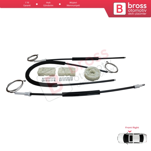 Citroen C4 Picasso MK1 UD Grand UA 2006-2013 MPV 9222CT İçin Elektrikli Ön Sağ Cam Kriko Tamir Seti