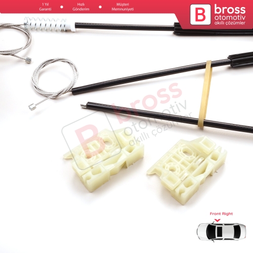 Citroen C4 Picasso MK1 UD Grand UA 2006-2013 MPV 9222CT İçin Elektrikli Ön Sağ Cam Kriko Tamir Seti