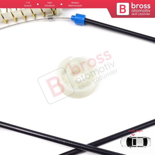 Mini Cooper MK1 R50 R52 R53 2001-2008 2/3 Kapı HB Convertible 51337039452 İçin Sağ Kapı Cam Kriko Tamir Seti
