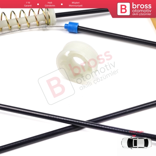 Mini Cooper MK1 R50 R52 R53 2001-2008 2/3 Kapı HB Convertible 51337039452 İçin Sağ Kapı Cam Kriko Tamir Seti