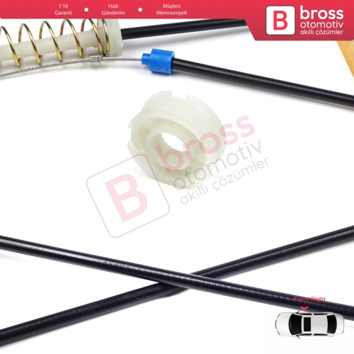 Mini Cooper MK1 R50 R52 R53 2001-2008 2/3 Kapı HB Convertible 51337039452 İçin Sağ Kapı Cam Kriko Tamir Seti