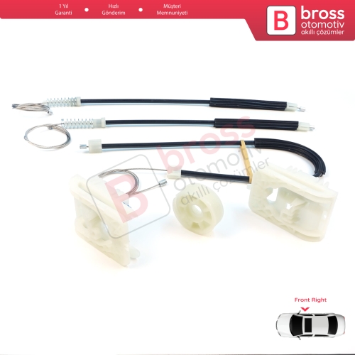 Opel Astra J P10 MK6 2009-2016 4/5 Kapı 13350759 İçin Ön Sağ Kapı Cam Kriko Tamir Seti