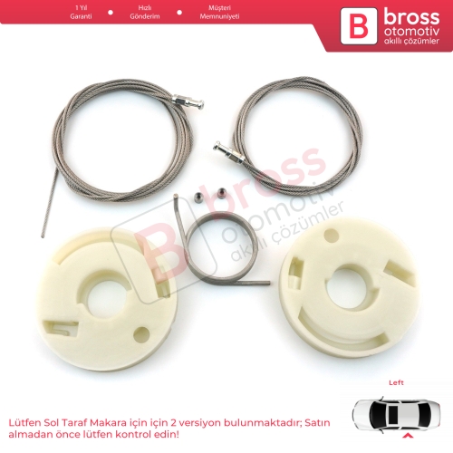 VW Transporter T5 T6 Caravelle Multivan 2003-2024 İçin Sol Arka Sürgülü Kapı Tamir Seti 7E1843871