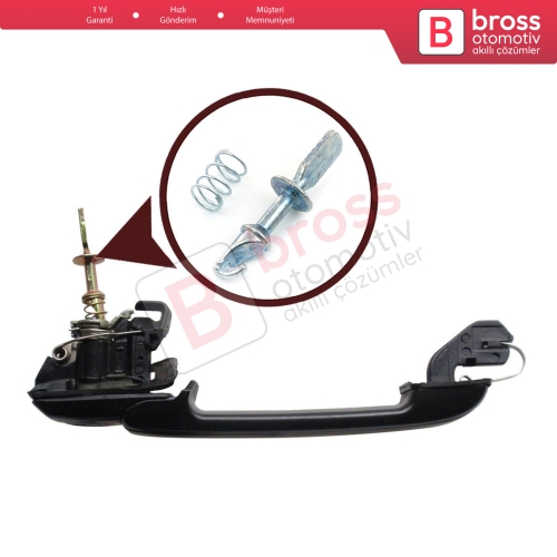 VW Vento 1H2 1992-1998 İçin Ön Kapı Kilidi Tamir Takımı 56.5 mm 1H0837223B