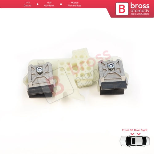 Ford Fiesta MK6 CB1 CCN JA8 JR8 2008-2017 4/5 Kapı 1568365 1567309 İçin Sağ Kapı Cam Kriko Tamir Klipsi