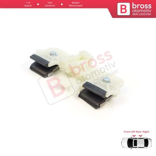 Ford Fiesta MK6 CB1 CCN JA8 JR8 2008-2017 4/5 Kapı 1568365 1567309 İçin Sağ Kapı Cam Kriko Tamir Klipsi