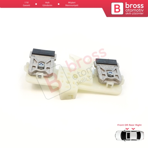 Ford Fiesta MK6 CB1 CCN JA8 JR8 2008-2017 4/5 Kapı 1568365 1567309 İçin Sağ Kapı Cam Kriko Tamir Klipsi