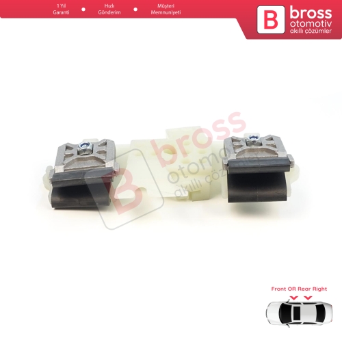 Ford Fiesta MK6 CB1 CCN JA8 JR8 2008-2017 4/5 Kapı 1568365 1567309 İçin Sağ Kapı Cam Kriko Tamir Klipsi